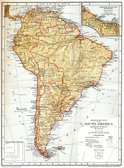 Harlan P. Beach, F.P.L. Josa, J. Taylor Hamilton, H.C. Tucker, C.W. Drees, I.H. La Fetra, T.B. Wood & T.S. Pond, Protestant Missions in South America