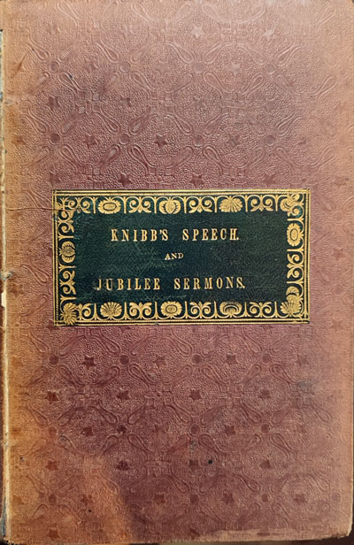 William Knibb [1803-1845], Jamaica Speech of the Rev. William Knibb, Before the Baptist Missionary Society